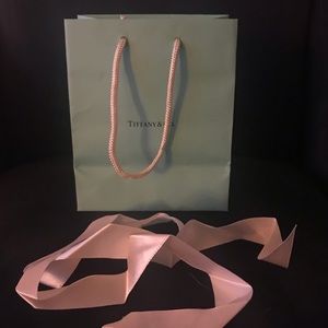 Authentic Tiffany & Co Bag & its white ribbon